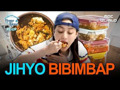 [ENG/JPN] TWICE Jihyo’s Cozy Bibimbap Cooking at Home🍚 #TWICE #JIHYO