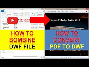HOW TO COMBINE DWF FILES IN ONE || HOW TO CONVERT PDF TO DWF ||ഫയലുകൾ എങ്ങനെ സംയോജിപ്പിക്കാം