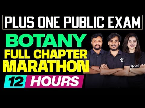 Plus One Public Exam Botany | Full Chapter Marathon | Eduport Plus One