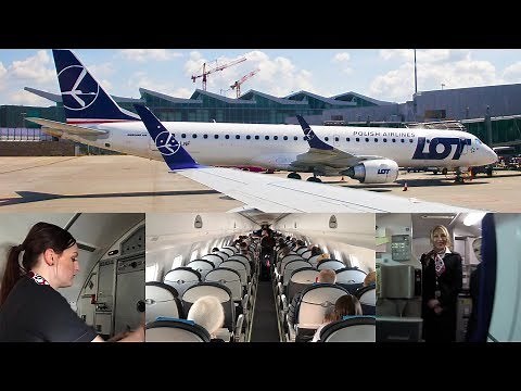 LOT POLISH AIRLINES: Best Airline in Europe? Lviv to Warsaw Trip Report (Embraer E195)