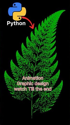 Beautiful Animation Leaf art using python turtle