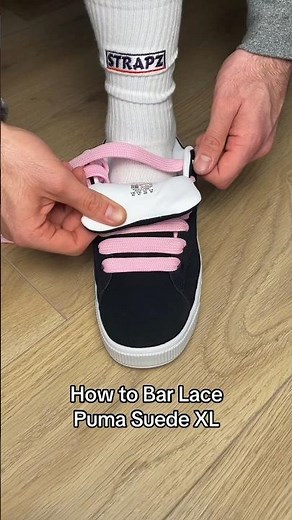 The BEST way to lace Puma Suede XL! 🤩👀