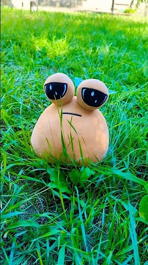 Pou was ran over 💩😂 - #pou #shorts #plushtoy