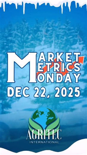 Happy Holidays, Farmers! 🎄 Beans, cattle & corn saw slight gains this week with Christmas just days away! Show your crops & cattle some love, contact your AgriTec soil advisor today at 833-247-4832 or agritecint.com! #farming #christmastree #winter #agritec #agriculture #farmlife #market | AgriTec International Inc.