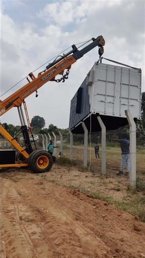 Farm House Built using shipping container. 🚚🌾| #containerhomes #farmhouse