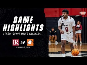 Game Highlights: Lenoir-Rhyne Men's Basketball vs. Carson-Newman