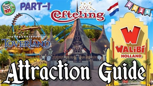 Best 3 theme parks in the Netherlands! - Part 1