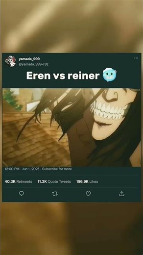 eren VS rainer