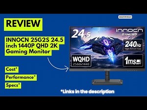 INNOCN 25G2S Review – Best 24.5" 1440P 240Hz Gaming Monitor for PC & Console in 2025!