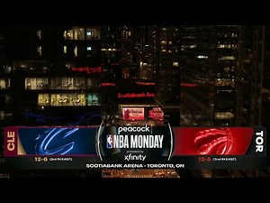 Peacock NBA Monday intro | CLE@TOR | 11/24/2025