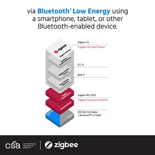 Ever wonder how Zigbee Direct works behind the scenes?This video illustrates how #ZigbeeDirect extends the Zigbee stack through a Bluetooth application profile, enabling Bluetooth Low Energy devices to securely interact with Zigbee networks.The result? Simpler onboarding, seamless control, and more flexible ways to connect with Zigbee devices using smartphones, tablets, and other Bluetooth-enabled devices.One stack. More possibilities.Learn more about Zigbee Direct: https://t.co/ftrSwtEviZ#csaio