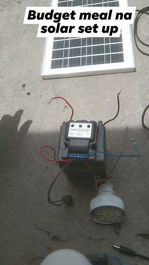 54K views · 791 reactions | Budget meal na solar set up #solarsetup #minisolarsetup #budgetmealsetup #ideas #diy #tips | Marvin Lorenzo | Facebook