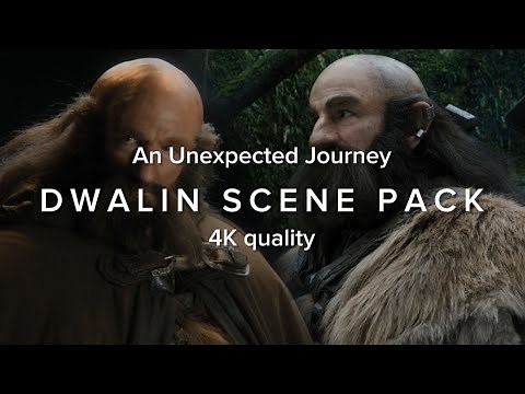 4K Dwalin scene pack || The Hobbit An Unexpected Journey