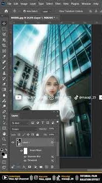FILM HALATION EFFECT - PHOTOSHOP TUTORIAL