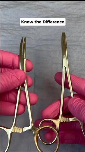 Using the Wrong Tool? Needle Driver vs Hemostat 🤔#suturing #npstudent #pastudent #stitches #howto