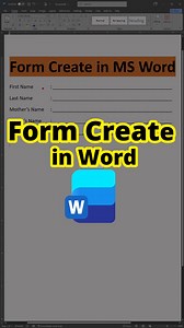 Form Create in MS Word | Word দিয়েই বানান প্রফেশনাল ফর্ম! #MSWord #FormCreate #WordForm #OfficeWork #MSOffice #WordTips #DocumentDesign #Productivity #pdcomputertech #scoreboard #salespromotion #livemusic #musicrelease #teamappreciation #event #careermilestone #schoolspirit #employeeappreciation #employeerecognition | PD Computer Tech