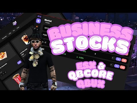 Business Stocks for FiveM | ESX & QBCORE Script | The Ultimate Roleplay Experience (2025)