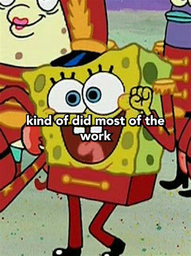 I guesss the talking cheese's preaching worked out #spongebobsquarepants #spongebob #nickelodeon