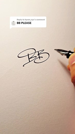 How to Create Stylish B B Initials Signature