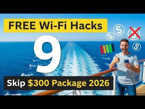 9 Free Wi Fi Hacks on Every Cruise in 2026 (Skip the $300 Package)