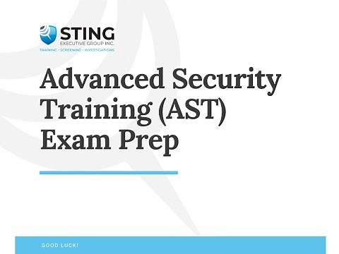 Advanced Security Training (AST) Exam Prep