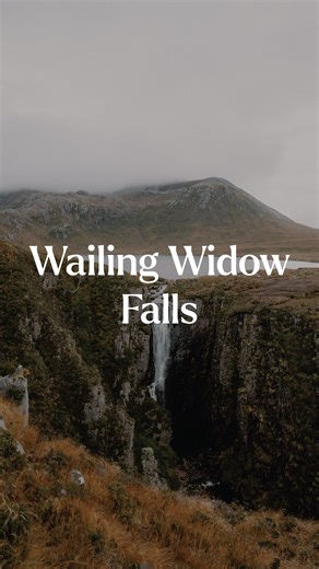 The Legend of Wailing Widow Falls Accessible by a short ten-minute walk, the Wailing Widow Falls is a 50-foot drop of water, spilling out from Loch na Gainmhich, over a cliff edge and into a nearby canyon below. According to legend, the waterfall got its mysterious name from the tale of a deer hunter who plunged to his death whilst hunting centuries ago. His mother, wracked with grief over her son’s untimely death, promptly threw herself over the falls the very next day. #hiddenscotland #scotlan