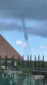 Massive Waterspout Forms Off Mexico's Quintana Roo Coast