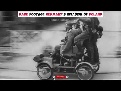 Exclusive footage - Germany's Invasion of Poland That Triggers WWII (1939)