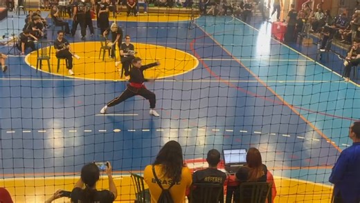 O @Tim Schurmann arrasando no campeonato mundial de Kung-fu em três modalidades! Maior orgulho do dominio do corpo desta pessoa! | Arnaldo Baptista - Mutantes