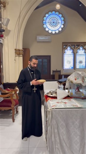 Every movement in the Presentation of the Offertory tells the story of Christ. The offertory is washed with water, recalling our Lord’s baptism in the Jordan. It is then presented on behalf of the entire congregation - a moment when the faithful place their sins upon the Lamb of God who takes away the sin of the world. Wrapped in the sin cloth, the holy bread reveals: Christ’s divinity hidden within His humanity. Carried at an angle, it reminds us that Christ bore His own cross - He was not forc