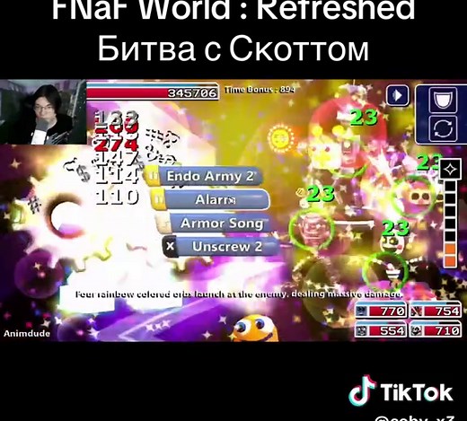 FNaF World: Refreshed Battle with Scott