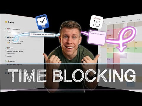 Calendar Time Blocking with Apple Calendar and Things 3