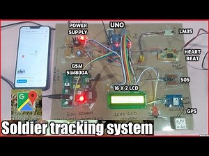 Soldier Health🏥And Position📍Tracking System Using Arduino,GSM📱Module and GPS🛰️Module