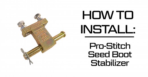 How to Install Seed Boot Stabilizers - Red E Performance Ag Parts
