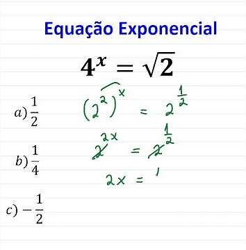 Equação Exponencial - Como Resolver uma Equação Exponencial ? # 01