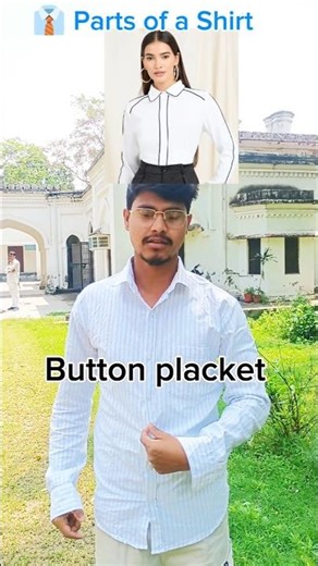 Learn Parts of a Shirt in English #englishshorts