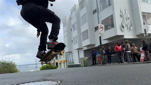 'Hill Bomb' skateboarding event returns to San Francisco at new location on Telegraph Hill