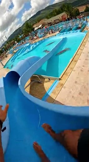 You Won’t Believe What’s at the End of This Water Slide 😱💦 #4K #waterpool #funny