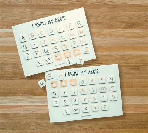Alphabet Letter Sorting Game: Printable Toddler & Preschool Activity Sheet (PDF Download) - Etsy