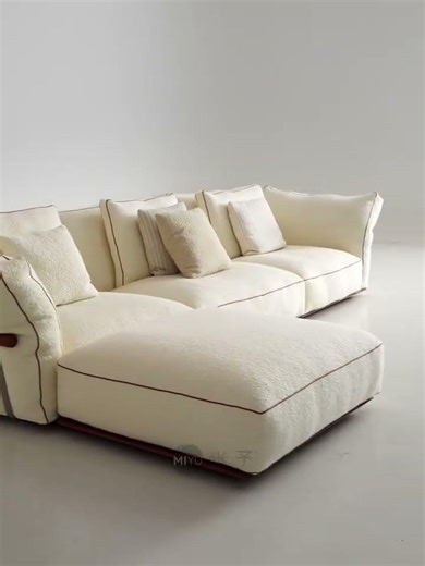 We Are Obsessed with This Elegant Fabric Sofa！#sofa #furniture #livingroom #interiordesign