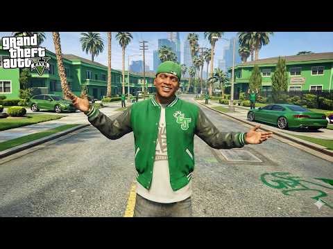 FRANKLIN UPGRADED GROVE STREET FAMILY GANG NEIGHBORHOOD IN GTA 5! (GTA 5 Mods)