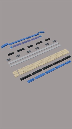 LEGO Tiny Train – Modern Rail Build! 🚆✨ Building a tiny modern train… in LEGO. Clean lines, smooth curves, urban vibes. Next stop: imagination. 😎🛤️ About this project: This is a cinematic 3D creation made entirely in CGI using professional tools. Every brick is digitally modeled, textured, and animated from scratch. This visual artwork is my original creative work, created to showcase the beauty of LEGO MOCs in a cinematic, modern style. #lego #satisfyingvideos #satisfy #asmr #satisfyingart