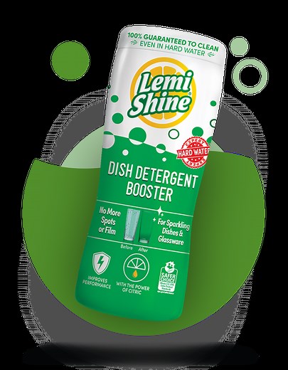 Dish Detergent Booster | Remove Hard Water Spots | Lemi Shine®