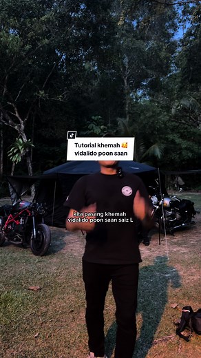 Tutorial Pasang Khemah Vidalido Poon Saan 🥰
