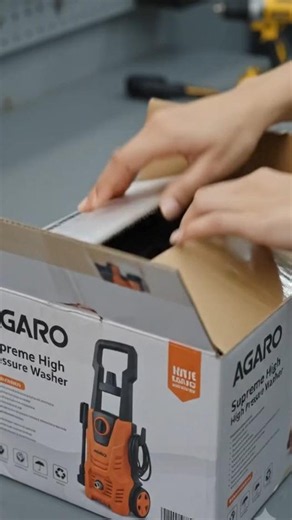 Home Car Wash Setup Under ₹5K 🔥 | AGARO pressure washer unboxing! #unboxing #gadgets #automobile