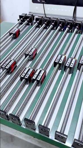 Factory Vlog - Ball Screw Linear Motion Aluminum Rail Guide with Stepper Motor #factoryproducts #cnc