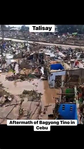 This video is in Talisay Cebu, video credits to the rightful owners #hagupitngbagyo #BagyongTino #BangonCebu #PrayForCebu #highlightsシ゚ | MP Boxing Gym Davao