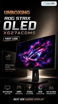 ASUS ROG Strix OLED XG27ACDMS #unboxing #nationalpc #asus #gaming #280hz