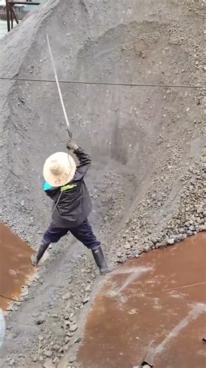 Barge unloading | Satisfying VIdeo | Relaxing video