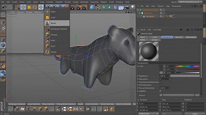 Cinema 4D Modeling and Rigging a Quadruped